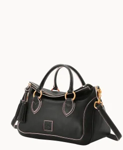 Dooney & Bourke The Florentine Collection|Smooth Leather<Florentine Medium Satchel Black