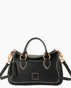 Dooney & Bourke The Florentine Collection|Smooth Leather<Florentine Medium Satchel Black