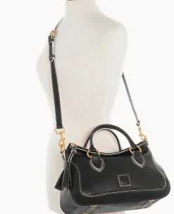 Dooney & Bourke The Florentine Collection|Smooth Leather<Florentine Medium Satchel Black