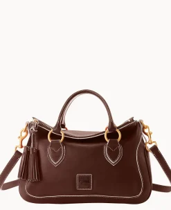 Dooney & Bourke The Florentine Collection|Smooth Leather<Florentine Medium Satchel Chestnut