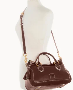 Dooney & Bourke The Florentine Collection|Smooth Leather<Florentine Medium Satchel Chestnut