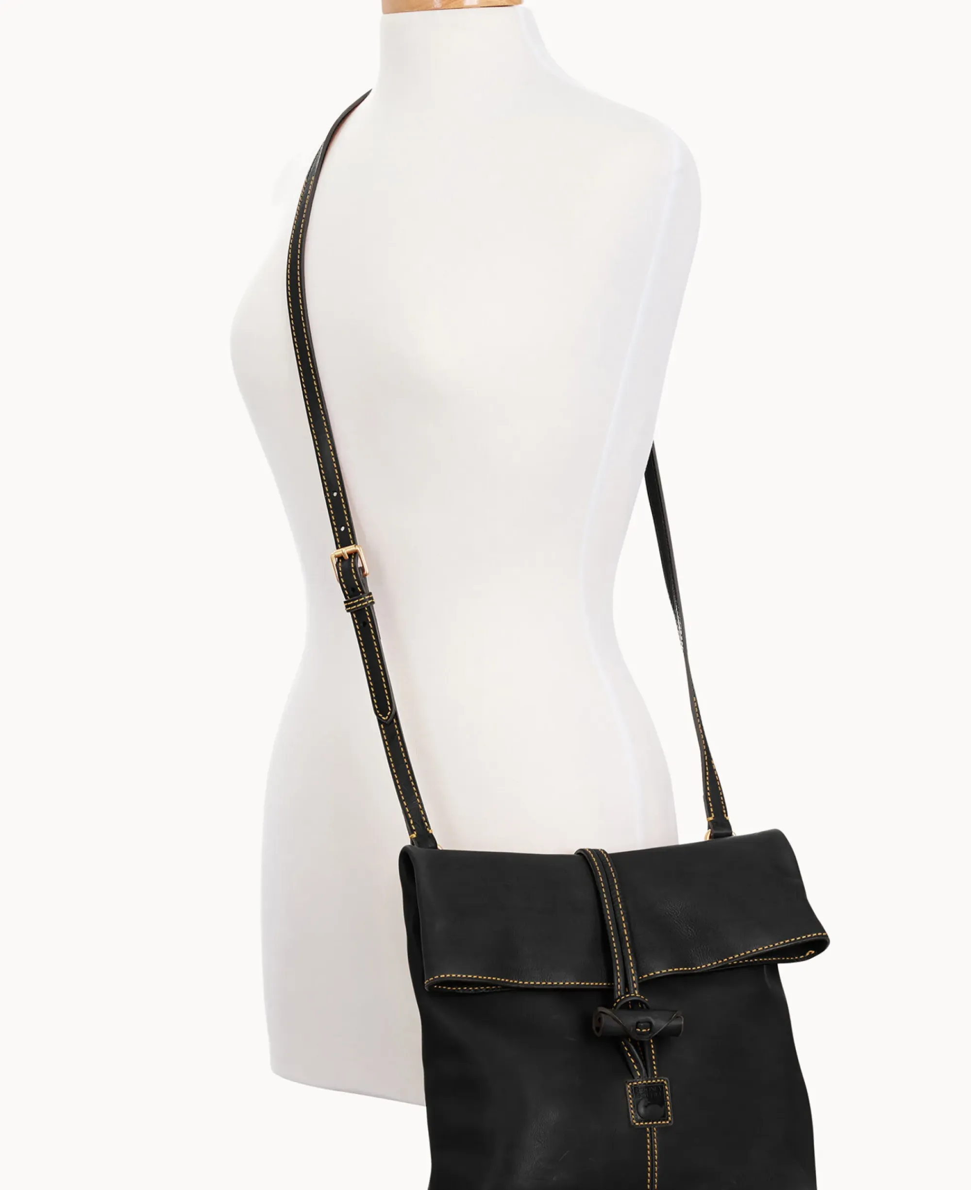 Dooney & Bourke The Florentine Collection|Smooth Leather<Florentine Medium Toggle Crossbody Black Black