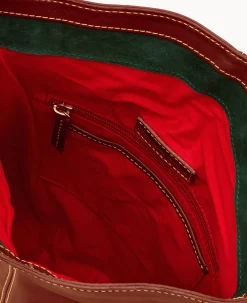 Dooney & Bourke The Florentine Collection|Smooth Leather<Florentine Medium Toggle Crossbody Chestnut