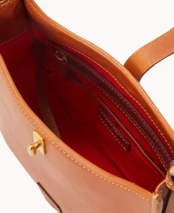 Dooney & Bourke The Florentine Collection|Smooth Leather<Florentine Messenger Natural