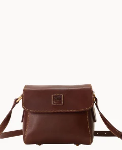 Dooney & Bourke The Florentine Collection|Smooth Leather<Florentine Mini Eliza Crossbody Chestnut