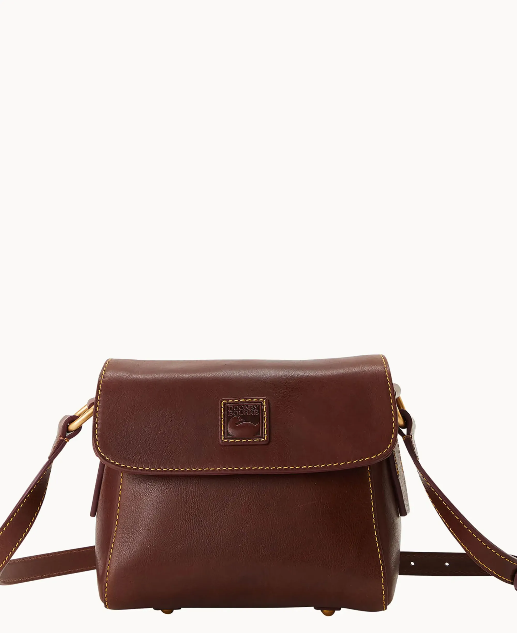 Dooney & Bourke The Florentine Collection|Smooth Leather<Florentine Mini Eliza Crossbody Chestnut