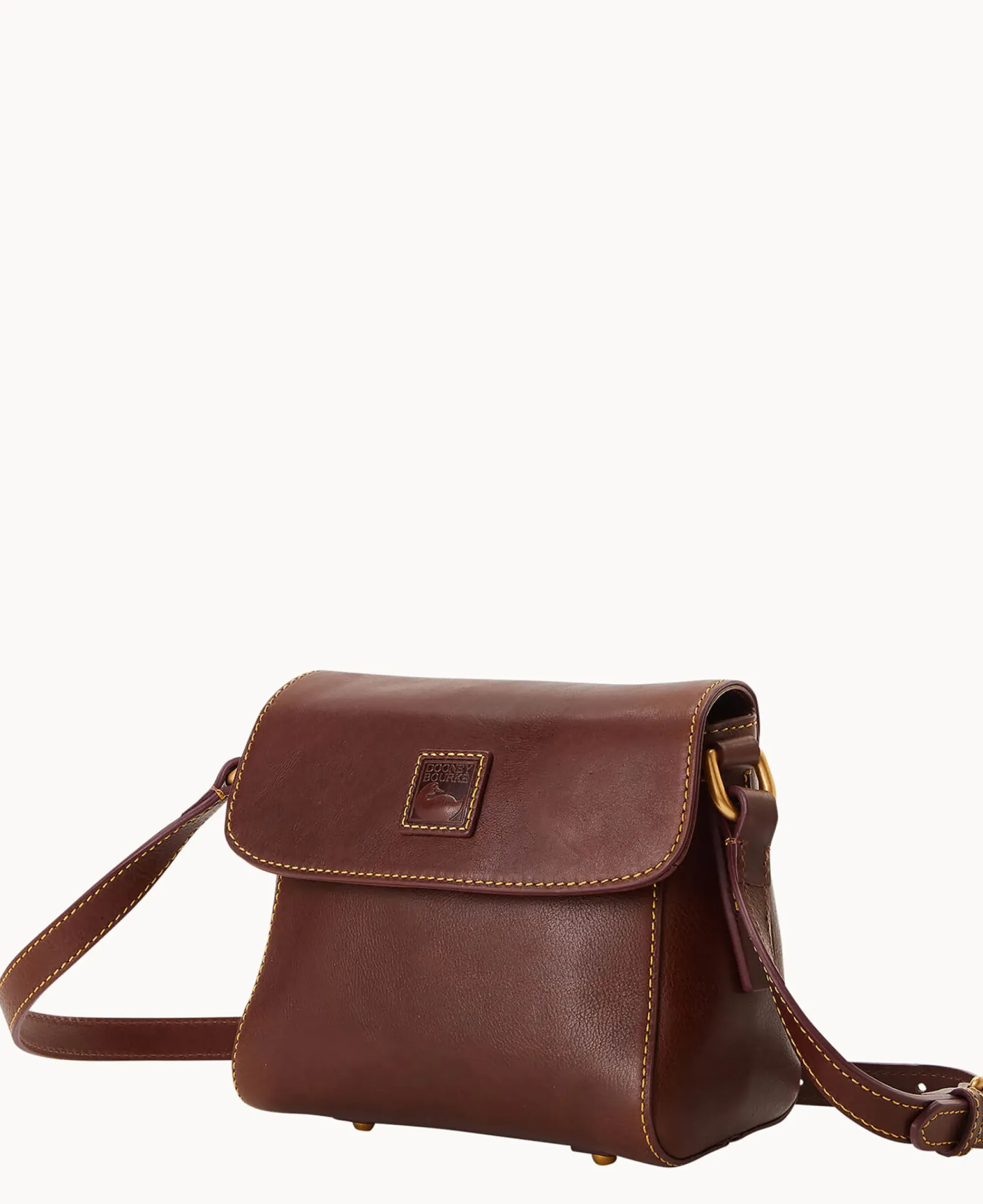 Dooney & Bourke The Florentine Collection|Smooth Leather<Florentine Mini Eliza Crossbody Chestnut