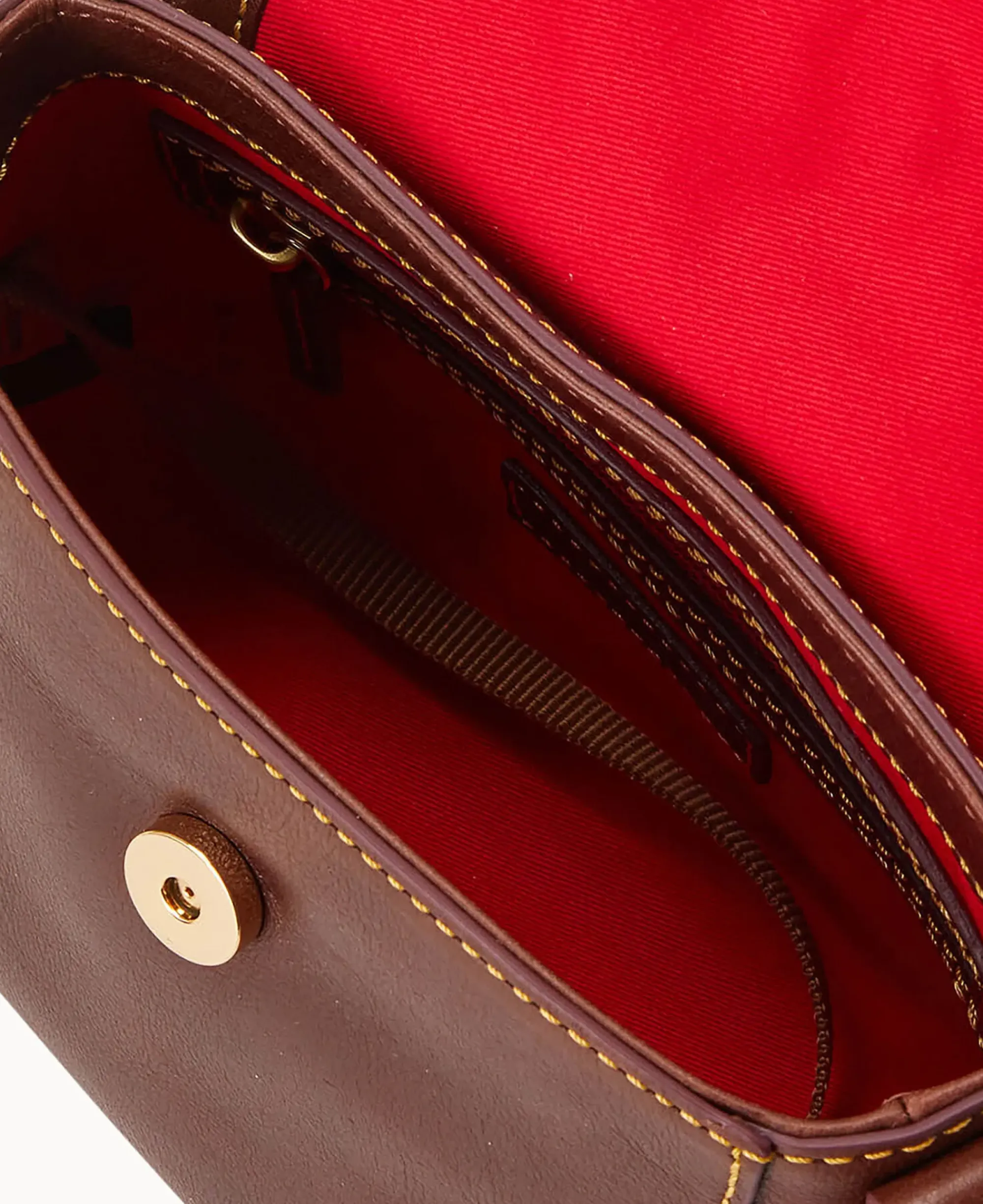 Dooney & Bourke The Florentine Collection|Smooth Leather<Florentine Mini Eliza Crossbody Chestnut