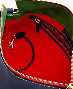 Dooney & Bourke The Florentine Collection|Picnic in the Park<Florentine Mini Satchel Navy