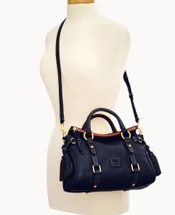 Dooney & Bourke The Florentine Collection|Picnic in the Park<Florentine Mini Satchel Navy