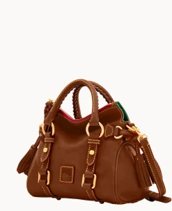 Dooney & Bourke The Florentine Collection|Ready For the Getaway<Florentine Nano Satchel Chestnut