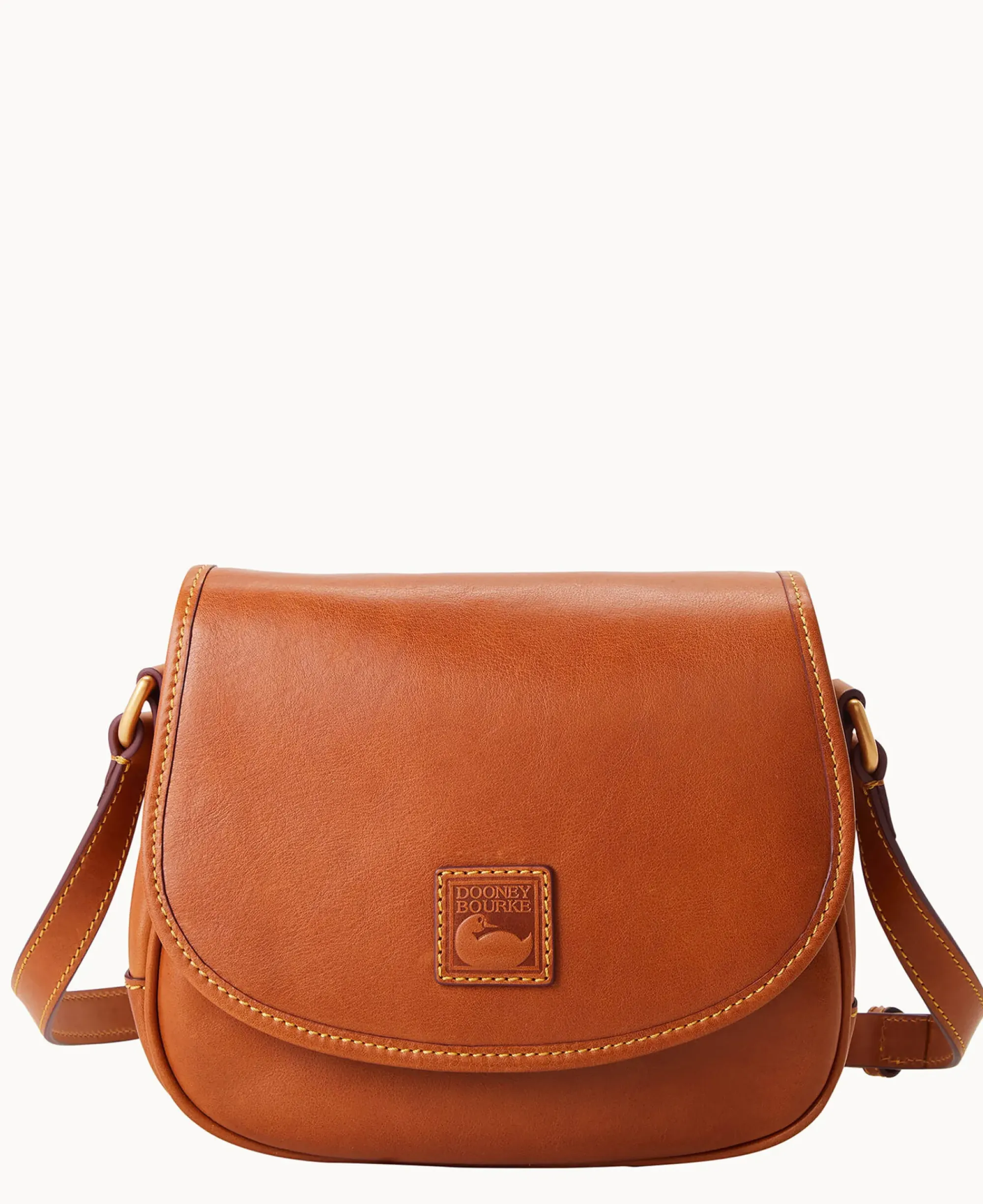 Dooney & Bourke The Florentine Collection|Smooth Leather<Florentine Saddle Bag Natural