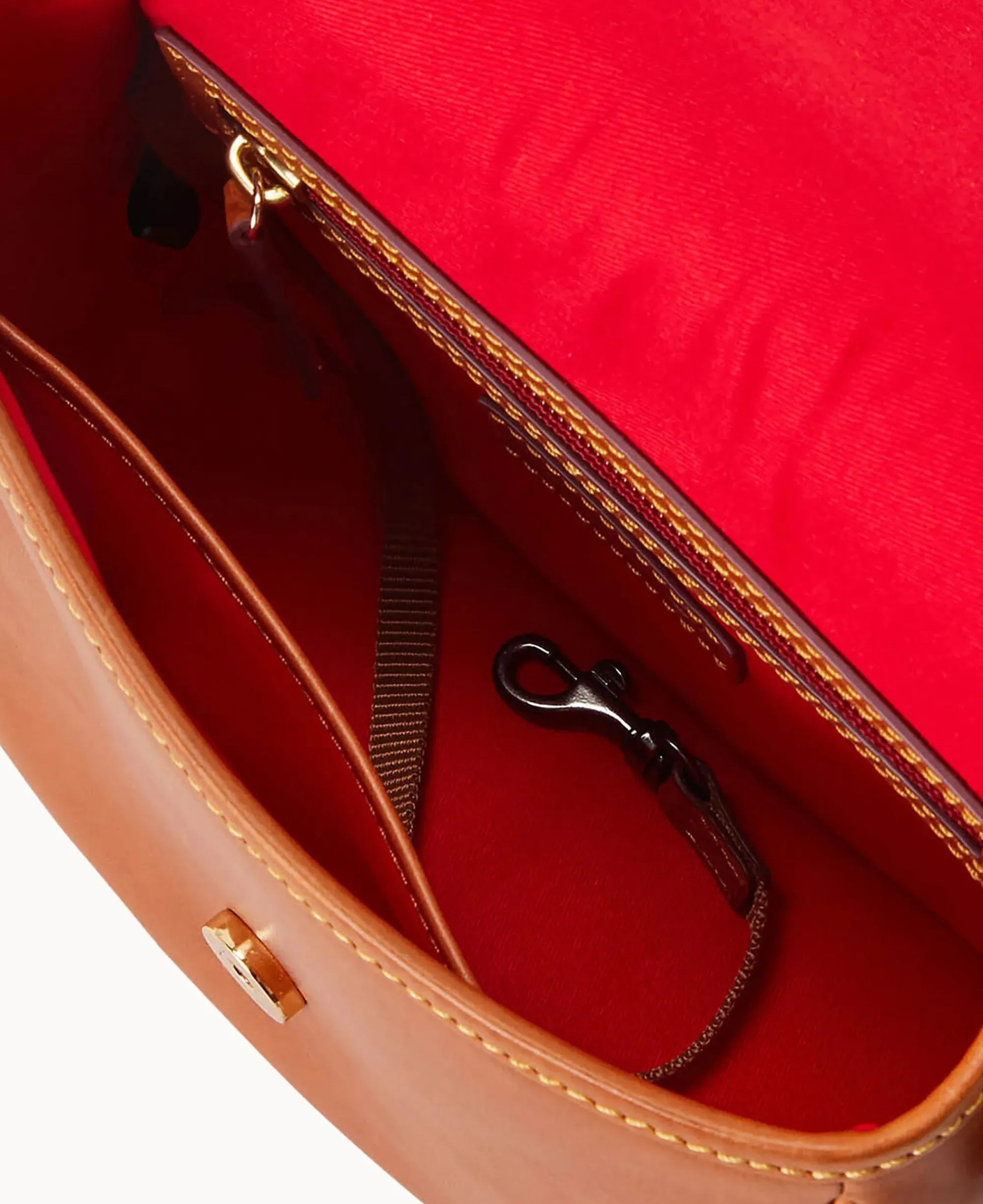 Dooney & Bourke The Florentine Collection|Smooth Leather<Florentine Saddle Bag Natural
