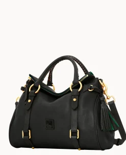 Dooney & Bourke The Florentine Collection|Ready For the Getaway<Florentine Satchel Black Black