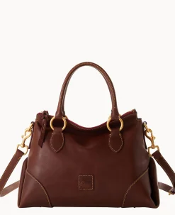 Dooney & Bourke The Florentine Collection|Picnic in the Park<Florentine Satchel 38 Chestnut
