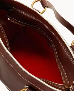 Dooney & Bourke The Florentine Collection|Smooth Leather<Florentine Shopper Chestnut