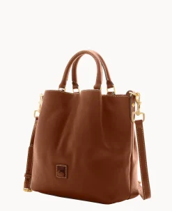 Dooney & Bourke The Florentine Collection|Picnic in the Park<Florentine Small Barlow Chestnut