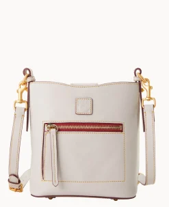 Dooney & Bourke The Florentine Collection|Smooth Leather<Florentine Small Ridley Ecru