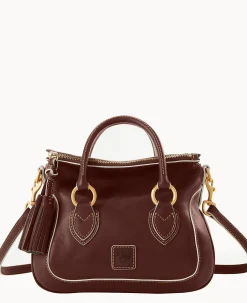 Dooney & Bourke The Florentine Collection|Smooth Leather<Florentine Small Satchel Chestnut