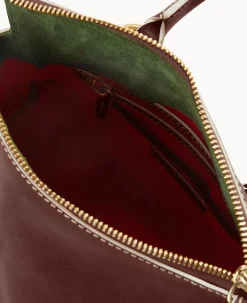 Dooney & Bourke The Florentine Collection|Smooth Leather<Florentine Small Satchel Chestnut