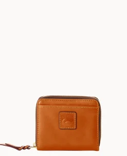 Dooney & Bourke The Florentine Collection|Grab and Go<Florentine Small Zip Around Wallet Natural