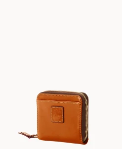 Dooney & Bourke The Florentine Collection|Grab and Go<Florentine Small Zip Around Wallet Natural