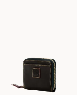 Dooney & Bourke The Florentine Collection|Grab and Go<Florentine Small Zip Around Wallet Black Black