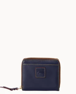 Dooney & Bourke The Florentine Collection|Grab and Go<Florentine Small Zip Around Wallet Navy