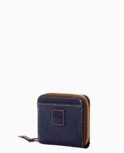 Dooney & Bourke The Florentine Collection|Grab and Go<Florentine Small Zip Around Wallet Navy