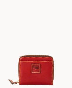 Dooney & Bourke The Florentine Collection|Grab and Go<Florentine Small Zip Around Wallet Red