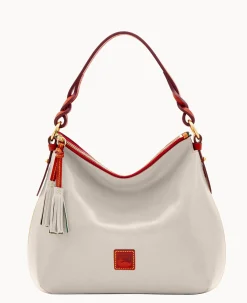 Dooney & Bourke The Florentine Collection|Picnic in the Park<Florentine Twist Strap Hobo Ecru