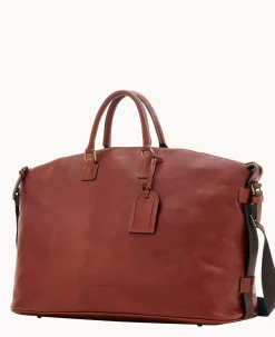 Dooney & Bourke The Florentine Collection|Ready For the Getaway<Florentine Weekender Chestnut