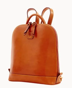 Dooney & Bourke The Florentine Collection|Ready For the Getaway<Florentine Zip Pod Backpack Natural