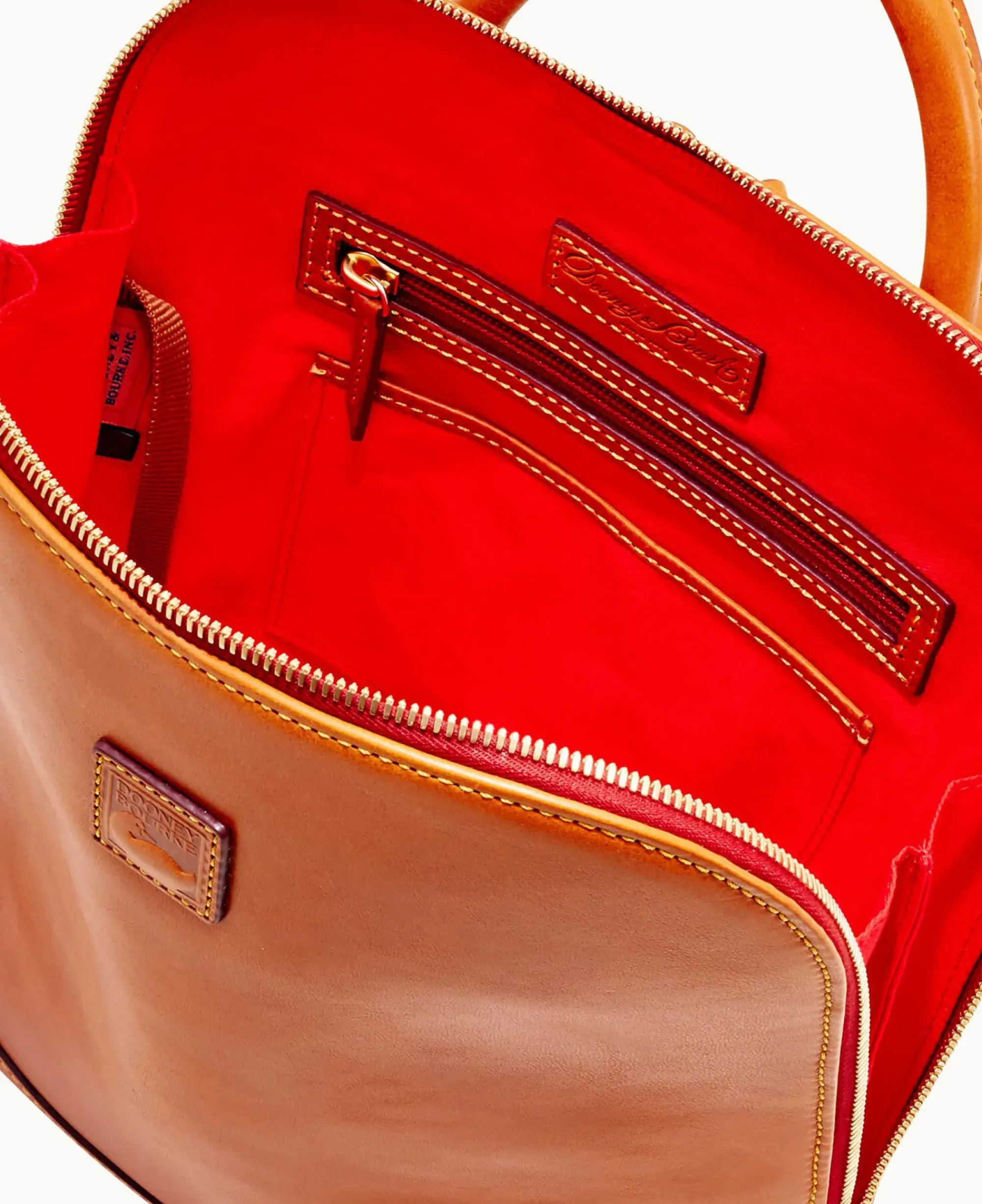 Dooney & Bourke The Florentine Collection|Ready For the Getaway<Florentine Zip Pod Backpack Natural