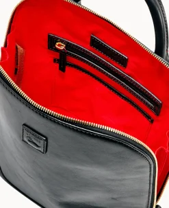 Dooney & Bourke The Florentine Collection|Ready For the Getaway<Florentine Zip Pod Backpack Black Black