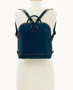 Dooney & Bourke The Florentine Collection|Ready For the Getaway<Florentine Zip Pod Backpack Navy
