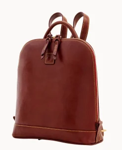Dooney & Bourke The Florentine Collection|Ready For the Getaway<Florentine Zip Pod Backpack Chestnut
