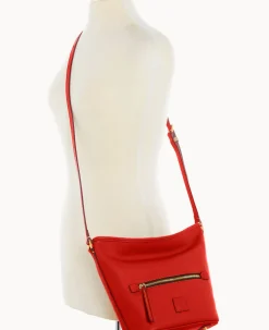 Dooney & Bourke The Florentine Collection|Ready For the Getaway<Florentine Zip Sac Red