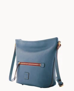Dooney & Bourke The Florentine Collection|Ready For the Getaway<Florentine Zip Sac Denim