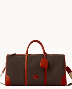 Dooney & Bourke Ready For the Getaway|Travel<Getaway Cabriolet Gym Bag Chocolate