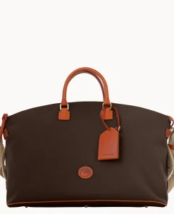 Dooney & Bourke Ready For the Getaway|Travel<Getaway Cabriolet Weekender Chocolate