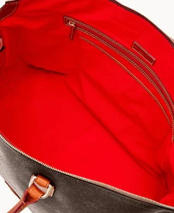 Dooney & Bourke Ready For the Getaway|Travel<Getaway Cabriolet Weekender Chocolate