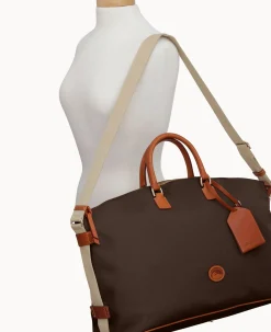 Dooney & Bourke Ready For the Getaway|Travel<Getaway Cabriolet Weekender Chocolate