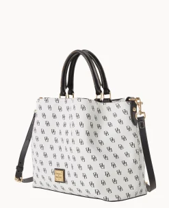 Dooney & Bourke The Gretta Collection|Ready For the Getaway<Gretta Brenna White Black