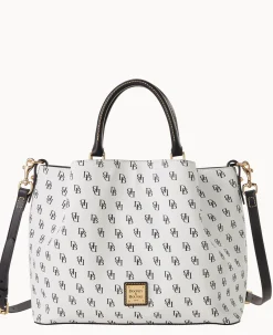 Dooney & Bourke The Gretta Collection|Ready For the Getaway<Gretta Brenna White Black