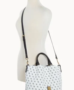 Dooney & Bourke The Gretta Collection|Ready For the Getaway<Gretta Brenna White Black