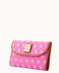 Dooney & Bourke The Gretta Collection|Grab and Go<Gretta Continental Clutch Fuchsia