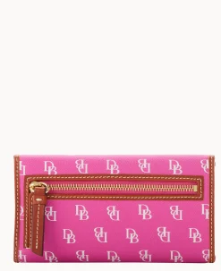 Dooney & Bourke The Gretta Collection|Grab and Go<Gretta Continental Clutch Fuchsia