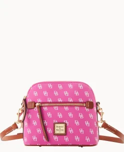 Dooney & Bourke The Gretta Collection|Printed Fabric<Gretta Domed Crossbody Fuchsia
