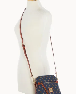 Dooney & Bourke The Gretta Collection|Printed Fabric<Gretta Domed Crossbody Navy
